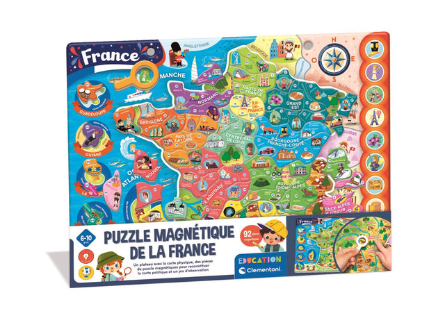 CLEMENTONI - Puzzle magnétique de la France