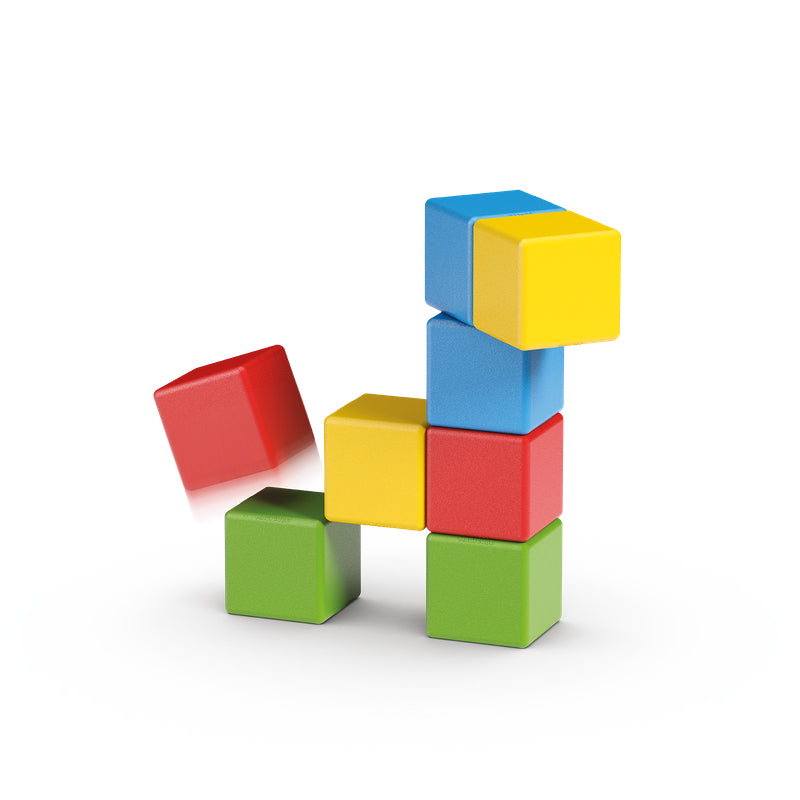 Jeu de construction magnétique - GEOMAG - Magicube Recycled Creative Set - 8 pieces - Plastique recyclé - Des 1 an