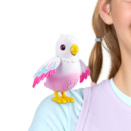 Oiseau interactif - PETS ALIVE - Polly Magic Bird - Réagit au toucher - Chante et bouge - a partir de 3 ans