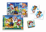 Clementoni - Edukit - Pat'Patrouille - Coffret d'activités préscolaire 4 en 1 - Puzzles, Cubes et Mémo - Fabriqué en Italie