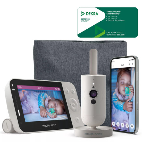 Vidéo moniteur connecté - PHILIPS AVENT - SCD953/26 - Silkwhite