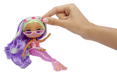 L.O.L. Surprise! Tweens - Sirene Cléo - Poupée avec queue de sirene qui change de couleur, Nageoire mobile, Accessoires -  4 ans