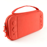Etui de transport/rangement Nintendo Switch OLED rouge : Etui, protection base +