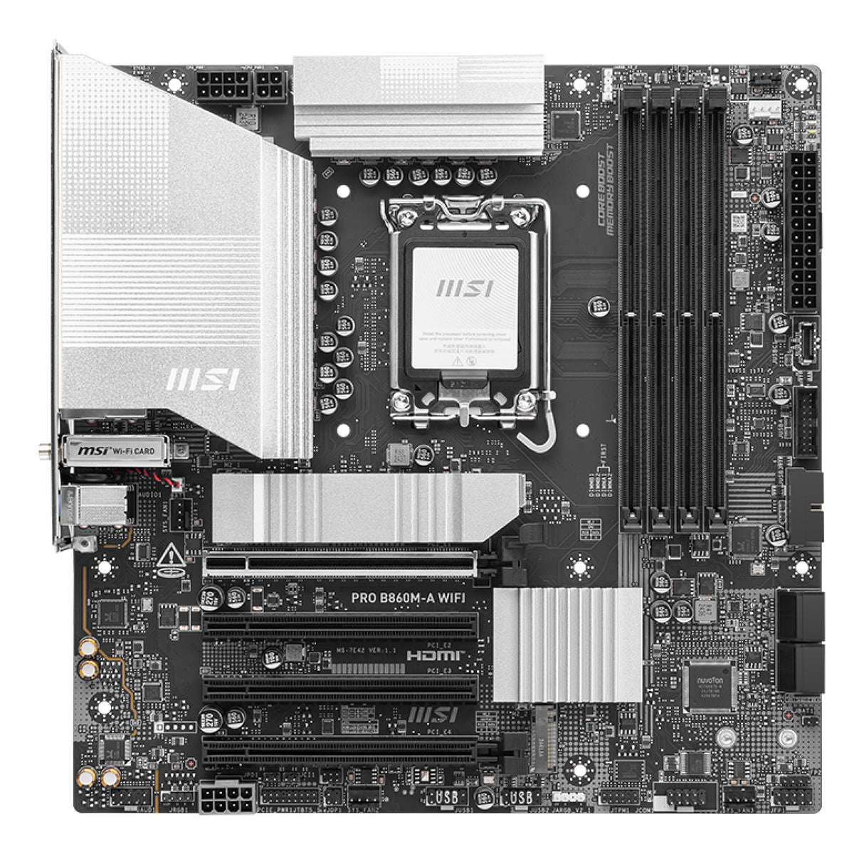 Carte Mère MSI Pro B860M-A WiFi (Intel LGA 1851) Micro ATX