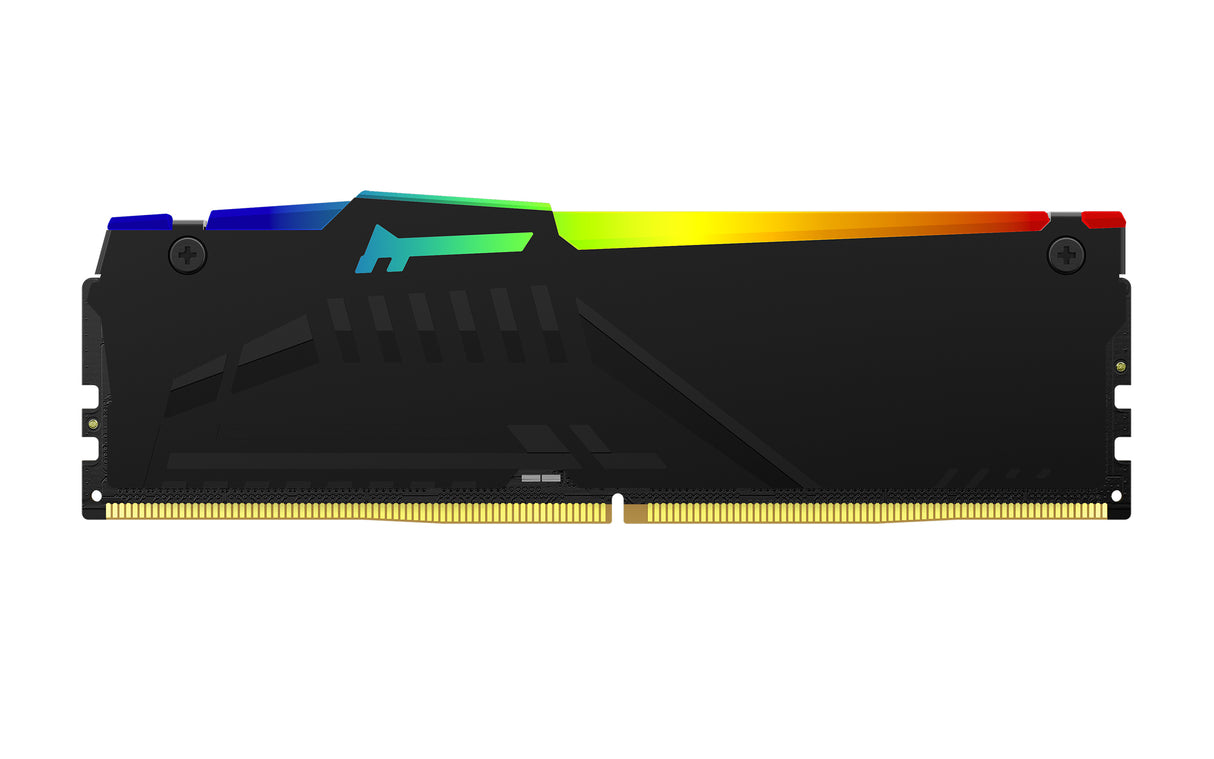 Kit Barrettes mémoire 32Go (2x16Go) DIMM DDR5 Kingston Fury Beast RGB  5600MHz CL40 (Noir)