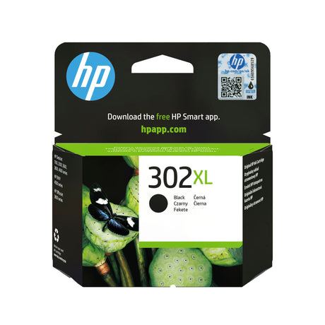 HP 302XL Cartouche d'encre noire grande capacité authentique (F6U68AE) pour HP DeskJet 2130/3630 et HP OfficeJet 3830