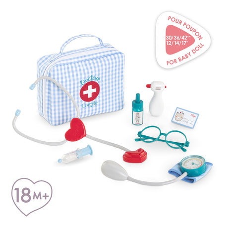 Ma valise Docteur et accessoires - COROLLE - Pour poupon de 30 a 36 cm - Des 18 mois