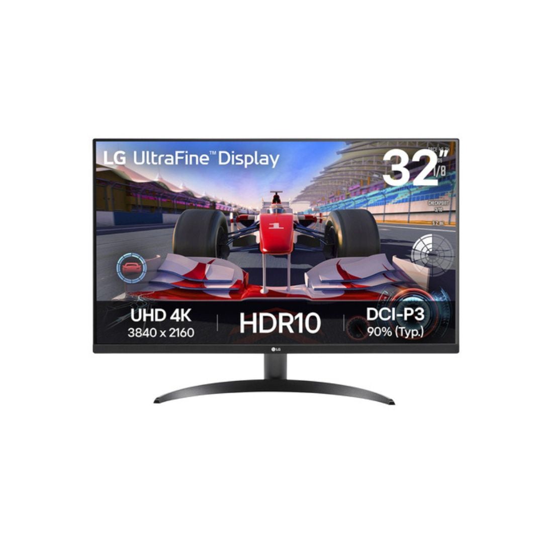 ECRAN LG 32 Noir 16:9 VA 3840x2160 4ms 250cd/m HDR 10 HDMI DisplayPort Sortie