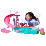 Barbie - Coffret Piscine de Reve - Toboggan et jacuzzi - Plus de 20 accessoires - Barbie - JFP01