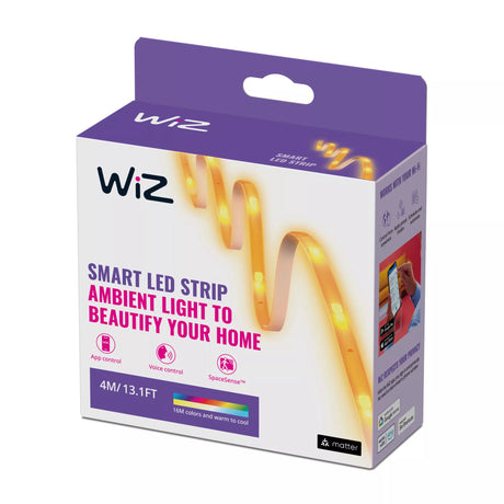 Ruban LED - WIZ - 4 m - Lumiere blanche et colorée - Wifi
