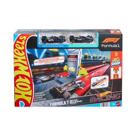 Ensemble véhicule de course et piste Hot Wheels JKM88 Multicolore