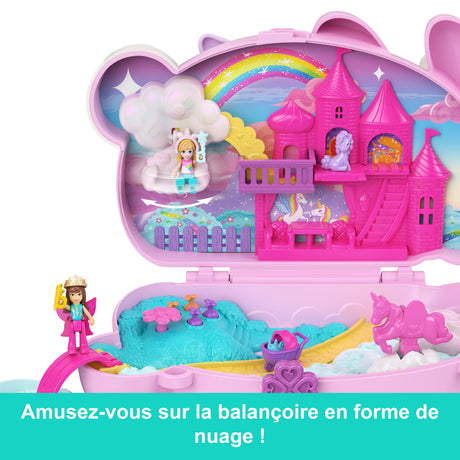 Polly Pocket - Coffret 2 en 1 Lapin - Avec 2 figurines et 12 accessoires - Polly Pocket - JFT88