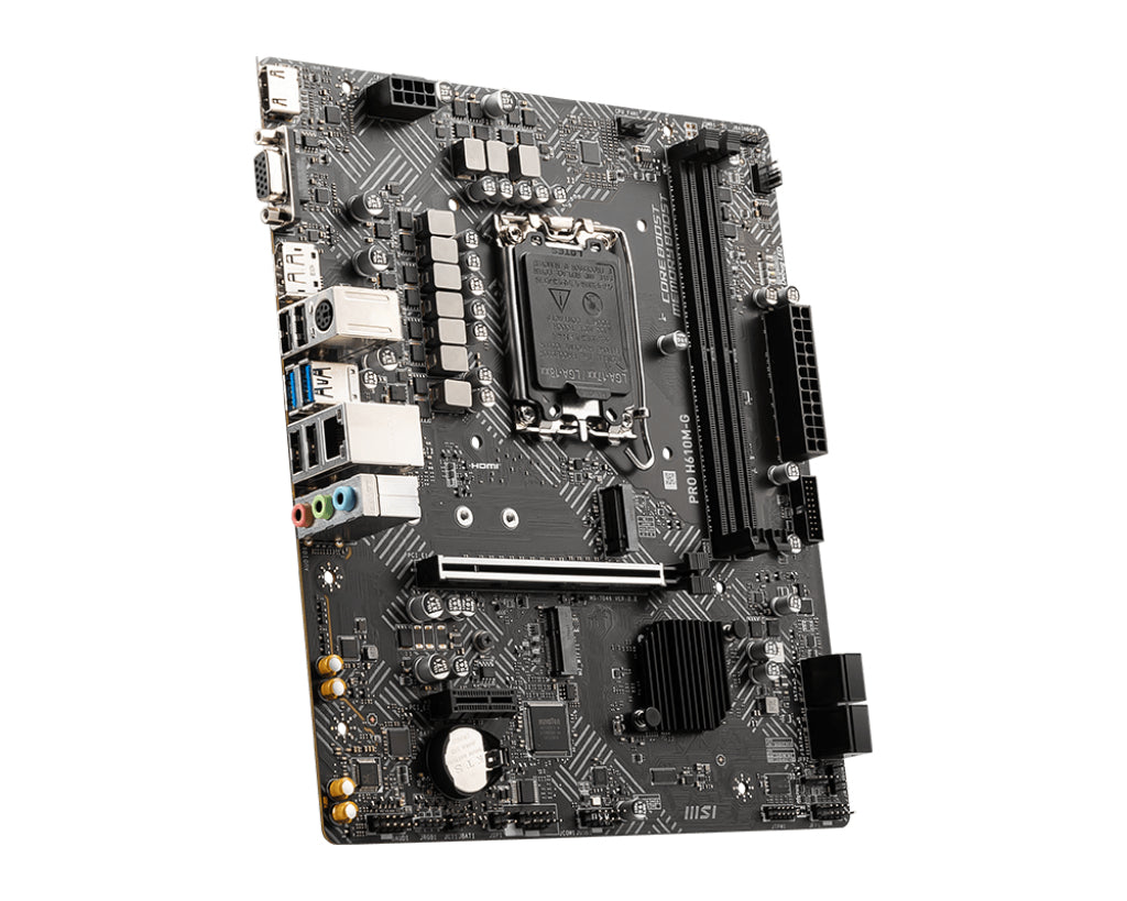 Carte Mère MSI Pro H610M-G DDR5 (Intel LGA 1700) Micro ATX