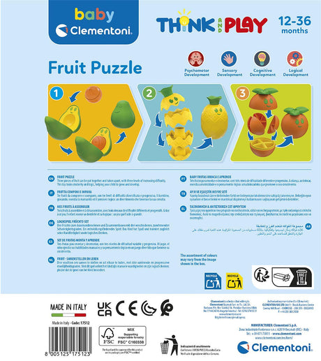 CLEMENTONI - Mes fruits a assembler