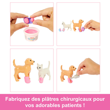 Barbie - Coffret La Clinique vétérinaire de Barbie - Poupée et accessoires - Barbie - JFX93