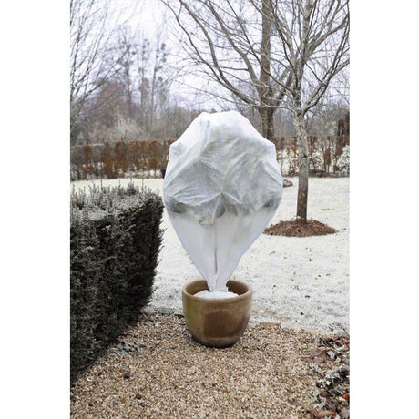 Housse d'hivernage - NATURE - Diametre 100 cm - Hauteur 160 cm - Blanc - 30 g/m˛ - Lot 3 pcs
