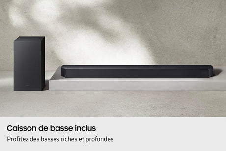 Barre de son - SAMSUNG - HW-Q610F/XE - Series 3.1ch - Caisson sans fil 6,5'' - Accoustic beam