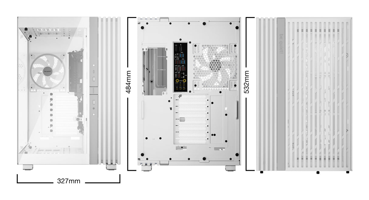 Boitier Grand Tour E-ATX be quiet! Light Base 900 FX RGB avec panneaux vitrés (Blanc)