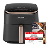 Friteuse sans huile COSORI - Turbo Blaze Chef Edition - Capacité 6L - 6 programmes - 1725W - Noir