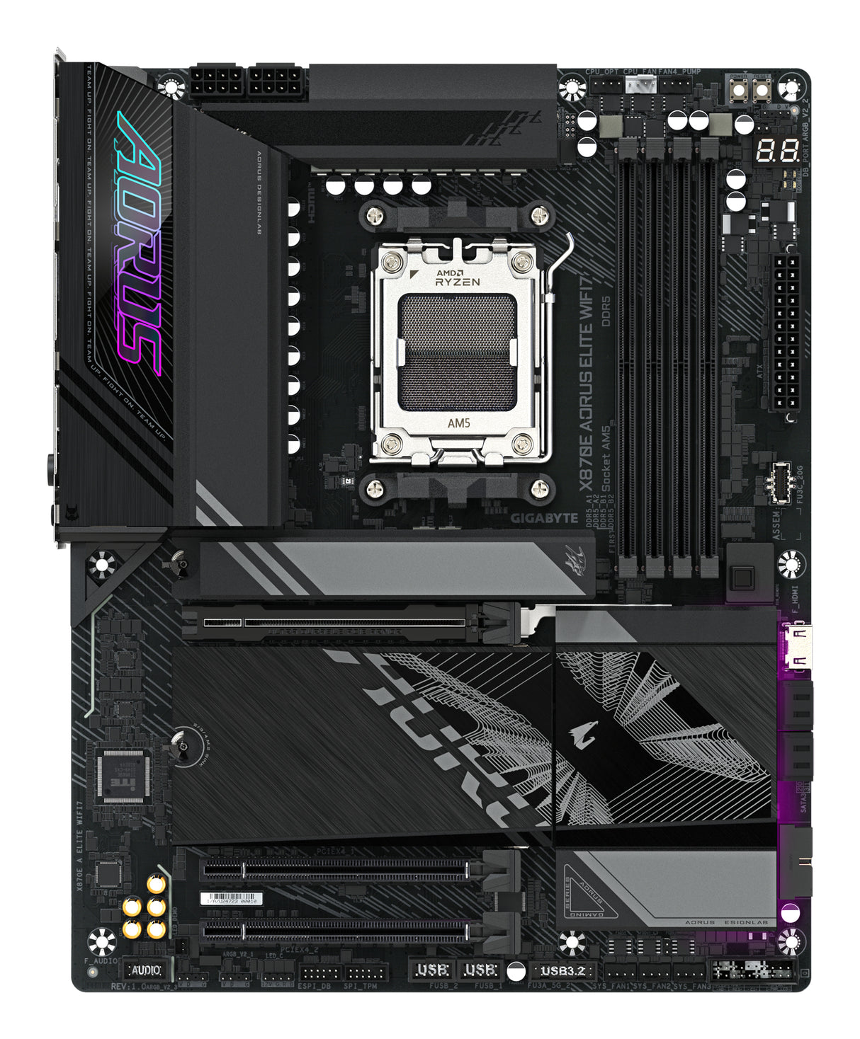 Carte Mère Gigabyte X870E Aorus Elite WiFi7 (AMD AM5)
