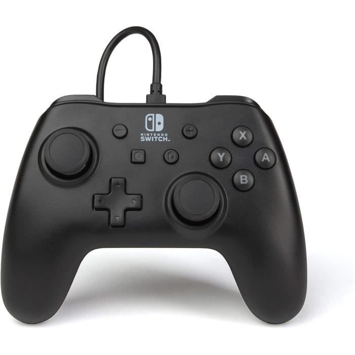 Manette de jeu - Nintendo Switch 2 - Filaire - Noir - Power A