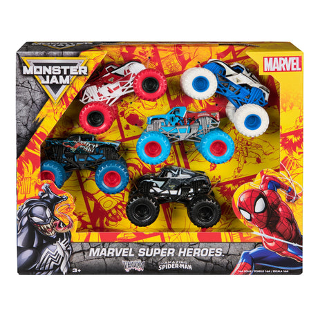 Spiderman Die Cast Monster Jam Pack De 5