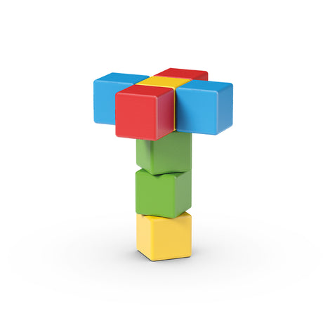 Jeu de construction magnétique - GEOMAG - Magicube Recycled Creative Set - 8 pieces - Plastique recyclé - Des 1 an