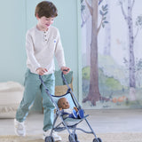 Poussette canne - COROLLE - Sauge - Légere - Pliable - Pour poupons 36/52 cm