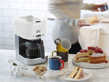 Cafetiere filtre kMix - KENWOOD - COX750WH - 1200 W - Blanc - 8 tasses - Sélecteur d'arôme