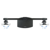 Support double-écran à poser Tooq DB1727TN 17"-27" (6kg max) (Noir)