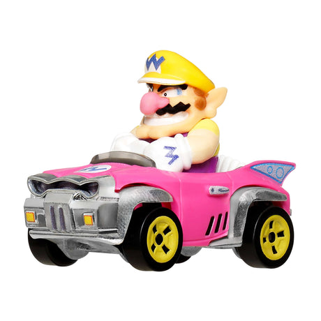 Hot Wheels - Véhicule Mario Kart (modele aléatoire) - Petite Voiture  - 3 ans et + GBG25