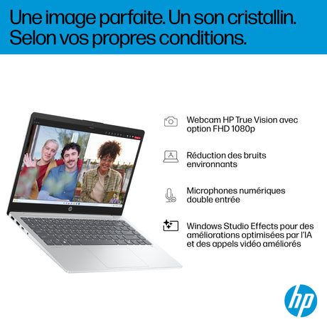 PC Portable HP Omnibook 3 14-ha0015nf - Windows 11 - 14 FHD IPS - Ryzen AI 5 340 - RAM 16Go - Stockage 512Go SSD - AZERTY