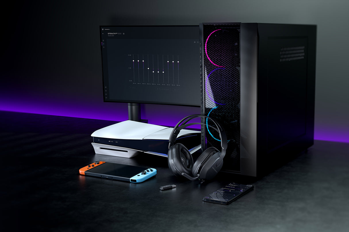 Casque de gaming sans fil - TURTLE BEACH - Stealth™ 500 PS - Noir