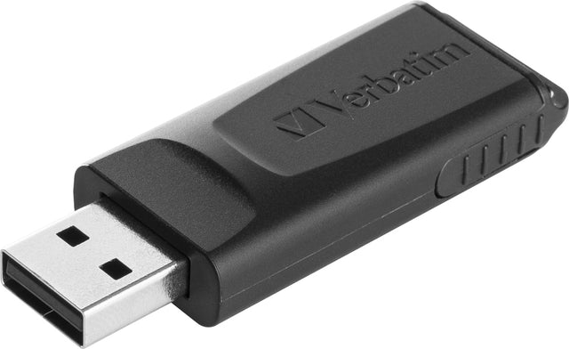 Clé USB 2.0 Verbatim Slider - 128Go (Noir)