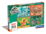 CLEMENTONI SUPERCOLOR 4 IN 1-JURASSIC WORLD PROGRESSIFS (12, 16, 20, 2