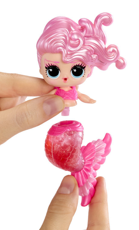 L.O.L. Surprise! - Sirenes  - Brillant a Levres a faire soi-meme, Mélangez et créez du Maquillage, 6 Poupées a Collectionner -  4 an