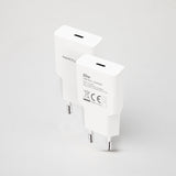 Chargeur secteur Nanocable 1x USB-C 20W (Blanc)