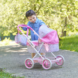 Accessoires poupons - COROLLE - Landau Floral - pour poupons 36 a 52 cm - des 3 ans