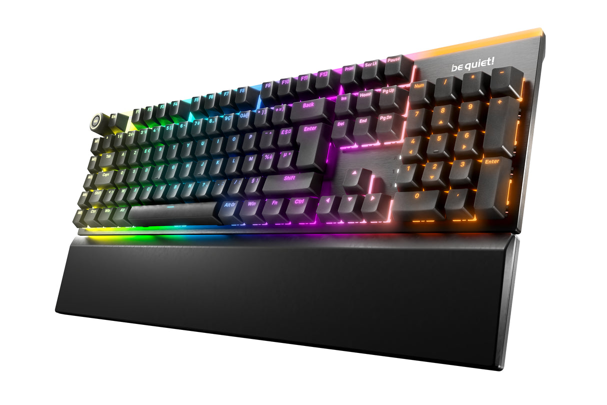Clavier mécanique Gamer - Silent Linear - BE QUIET! - Light Mount - FR ISO - ARGB