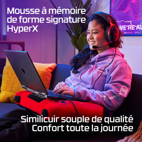 Casque Gamer Filaire - HyperX Cloud III - pour PC & console - Noir/Rouge