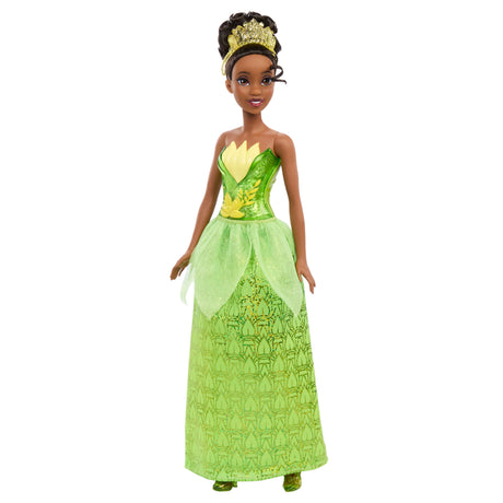 Tiana Poupée 29 cm, Mattel Poupée Disney Princesses habillage et accessoires HLW04