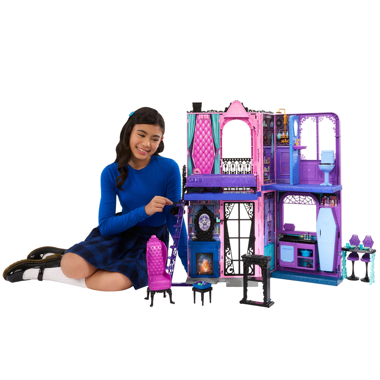 Monster High - Hôtel Bouh-tique - Maison de poupée et accessoires - Monster High - JBF16