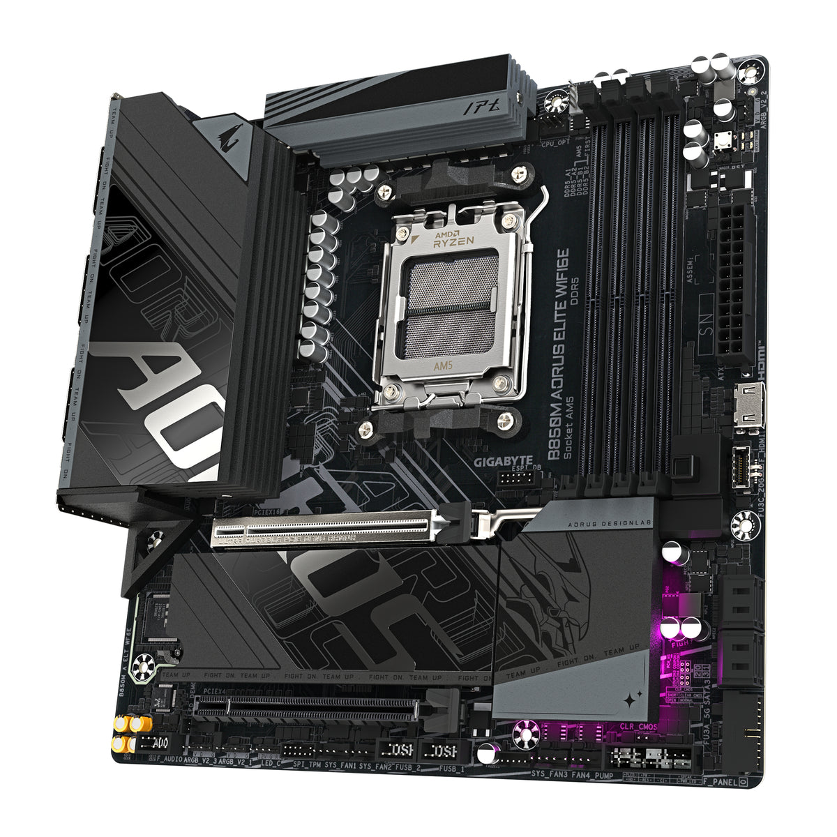 Carte mčre - GIGABYTE - B850M AORUS ELITE WF6E - Format Micro-ATX - Chipset AMD B850 - DDR5 & PCIe 5.0 - WiFi 6E