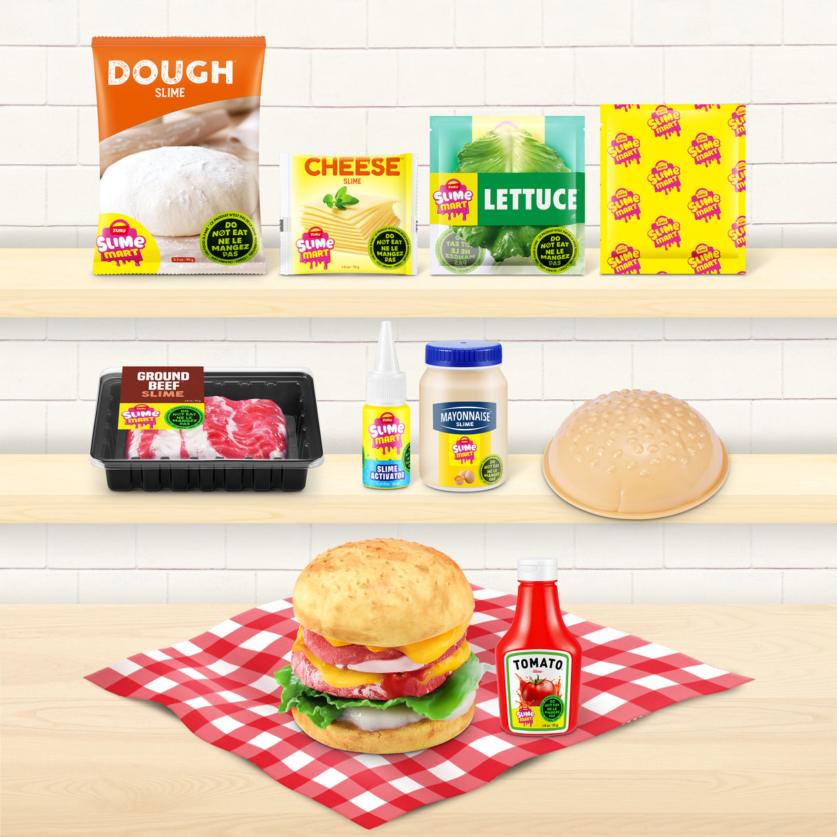 Activités créatives et manuelles - ZURU - Slime Mart Shopping Basket - Dčs 6 ans
