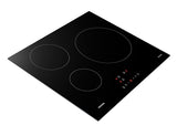 Plaque de cuisson induction - SAMSUNG - 3 zones - L59 x P57 cm - NZ63M3NM1BB/UR - 7200 W - Revetement verre - Noir