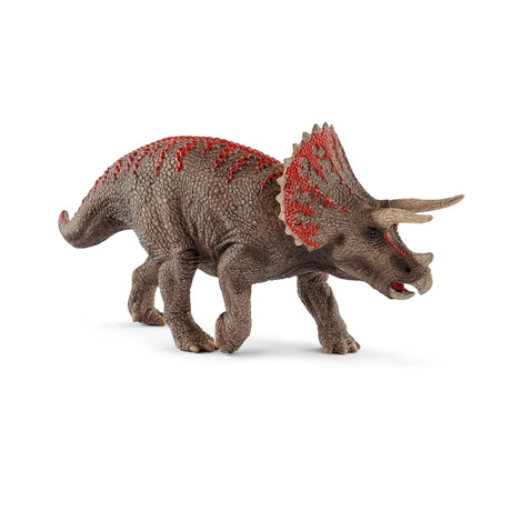 Figurine Tricératops réaliste - Figurine dinosaure authentique de l'ere Jurassique, Schleich 15000 Dinosaurs, Des 4 ans