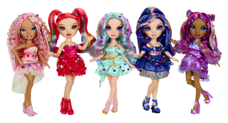 Rainbow High - Poupée Mannequin Be Dazzling - Celine Turquoise - 28 cm - Pierres précieuses scintillantes et accessoires inclus