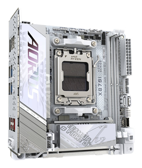 Carte mere - GIGABYTE - X870I AORUS PRO ICE - Format Mini-ITX - Chipset AMD X870 - DDR5 & PCIe 5.0 - WiFi 7