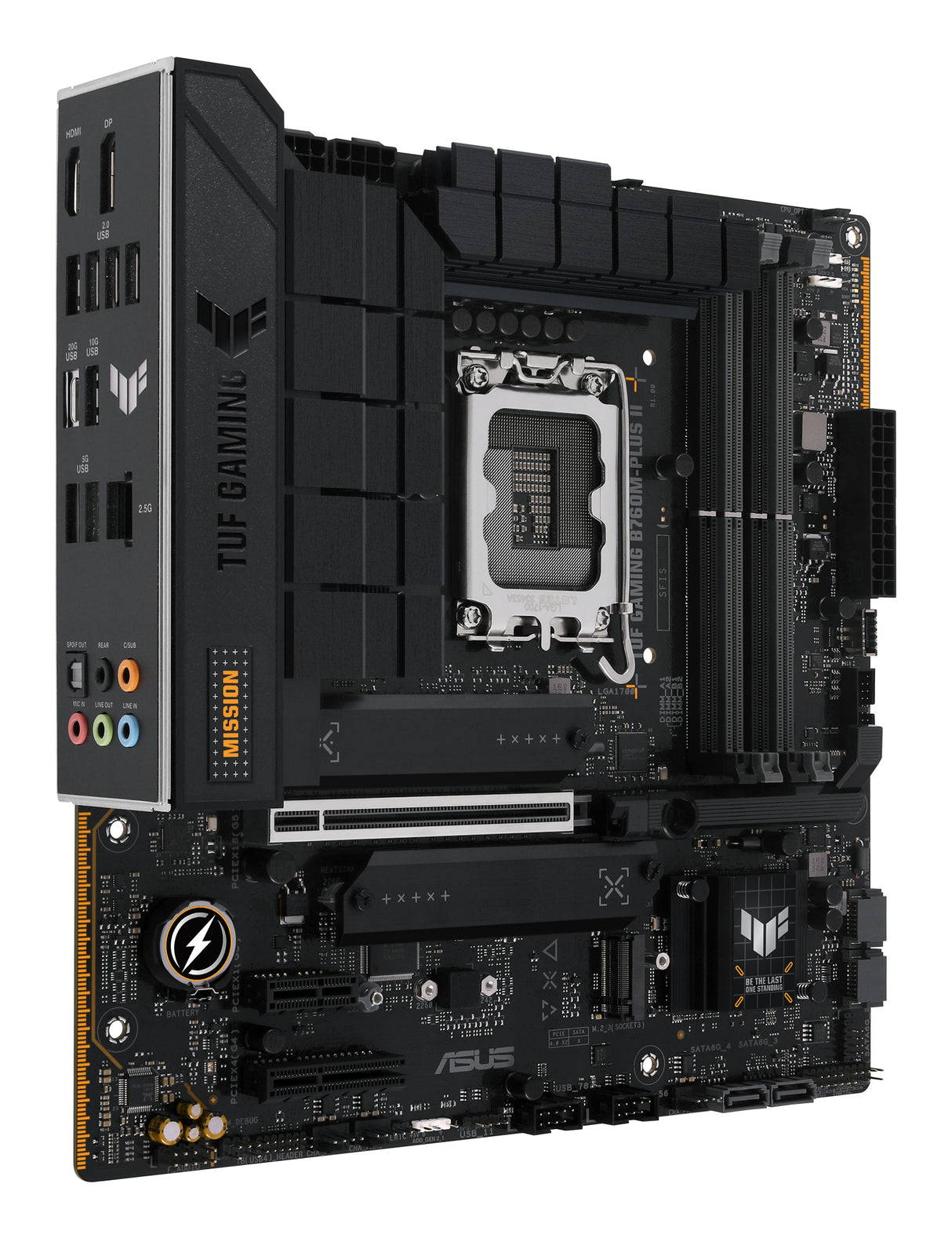 Carte Mère Asus Tuf Gaming B760M-Plus II (Intel LGA 1700) Micro ATX