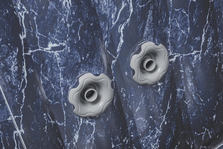 Spa gonflable BESTWAY - Lay-Z-Spa San Fransisco - Hydrojets - 230 x 230 x 71 cm - 5 a 7 places - Carré (couverture, 5 appuie-tete)
